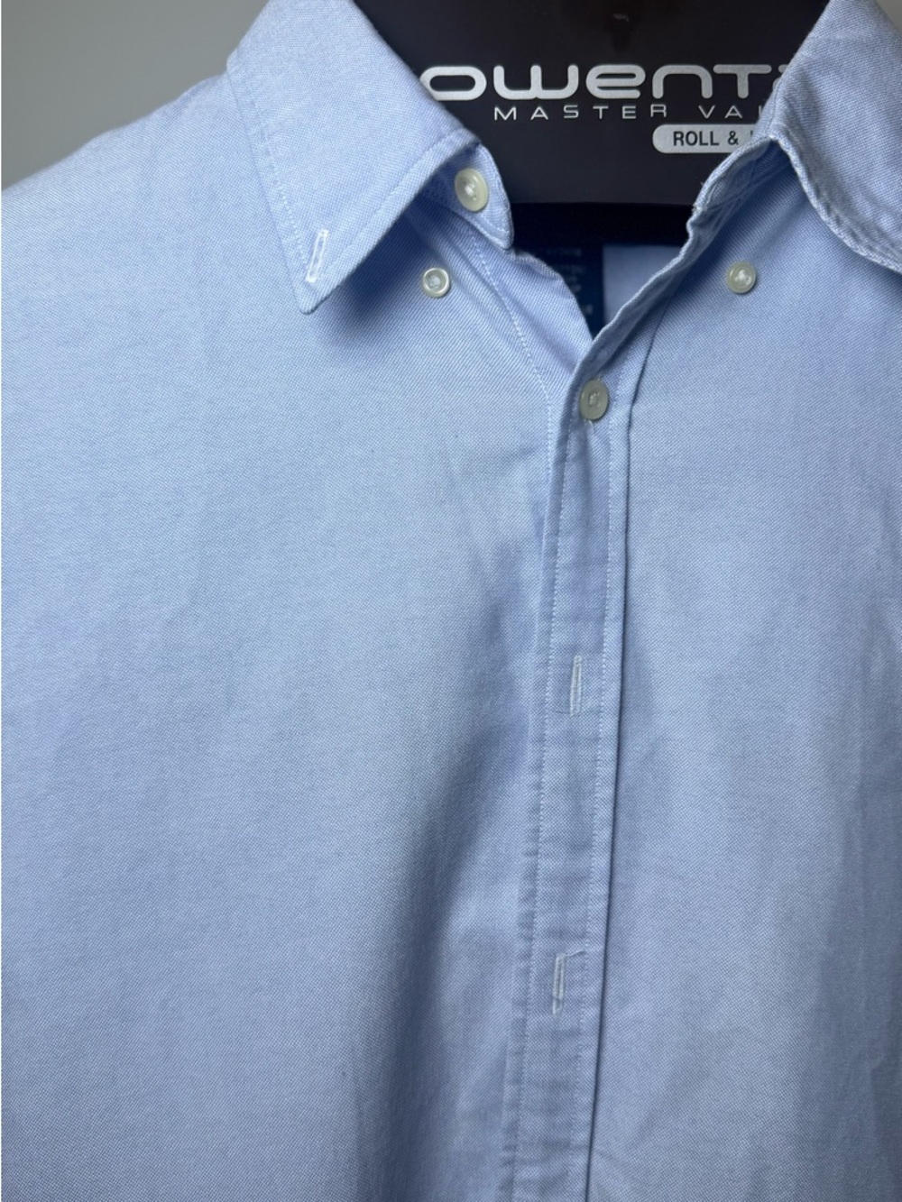 Ralph Lauren Light Blue Button-Down Oxford Shirt-slim fit - Picture 3 of 14